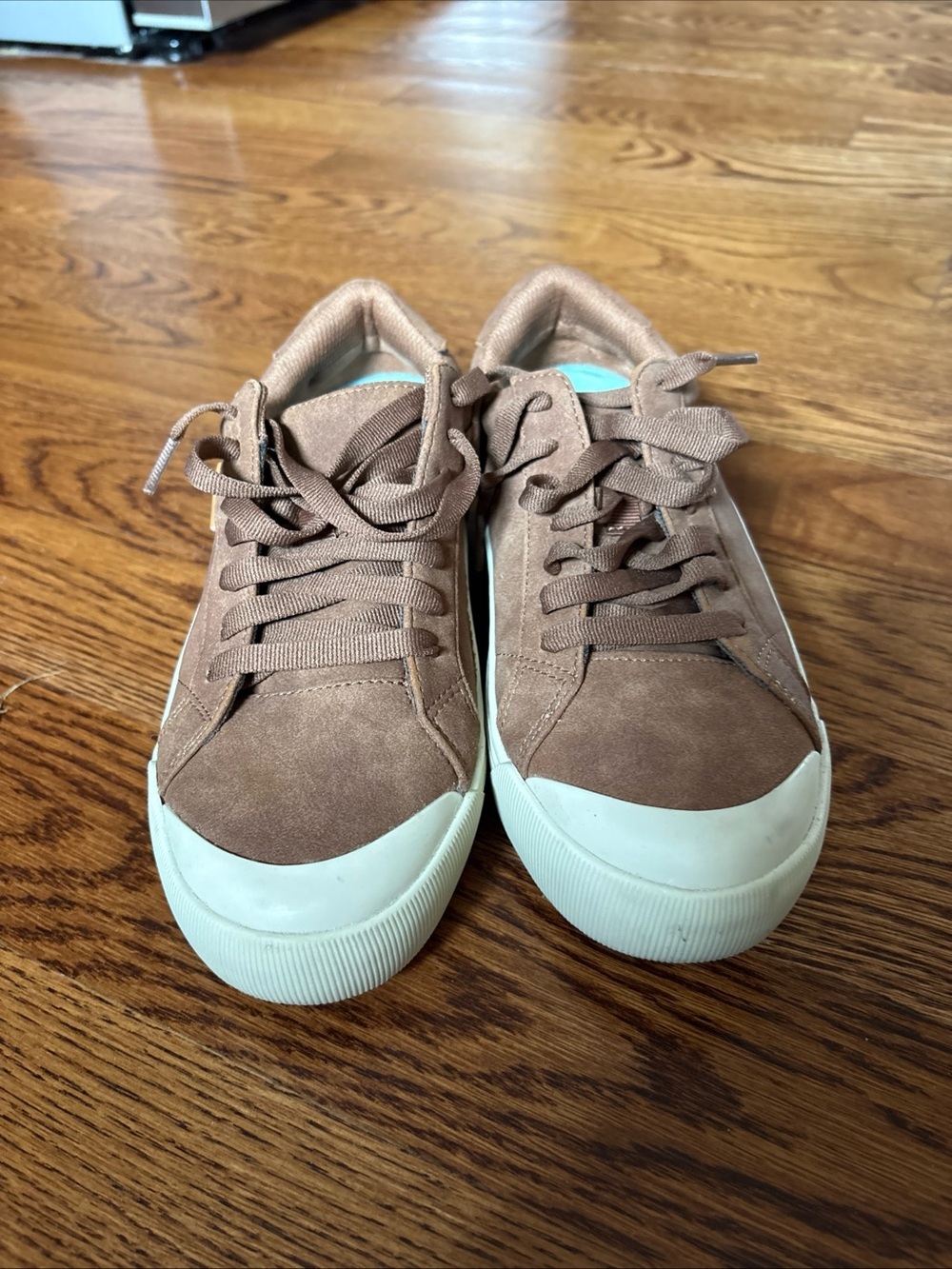 Dr. Scholl’s Women's Casual faux Suede Lace-Up Sneakers in Brown